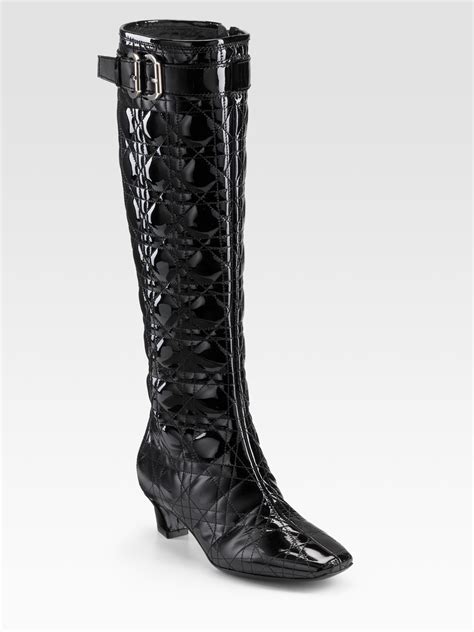 dior patent leather boots replica|genuine christian dior boots.